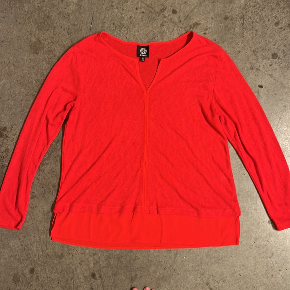 Cute Red Sweater, Size XL